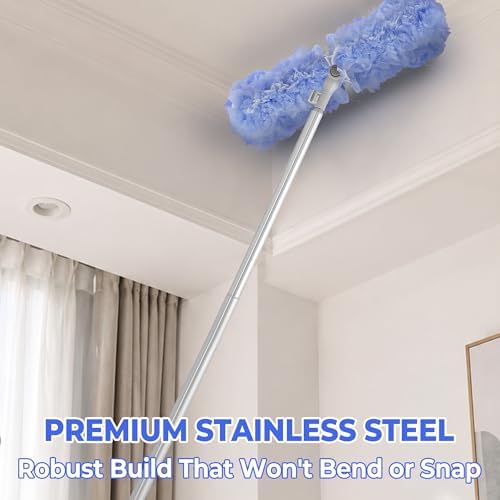 Duster Extended Handle & Long Duster, Compatible with Swiffer, 65.7" - Image 5