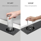 Pitcher Washer, Espresso Washer, Drainage and Drip Tray Stainless Steel Bar Glass Washer is The Sink, and The Cup Spray Washer is The Home Kitchen Hotel Cafe Restaurant (KF28-Silver) - Image 3