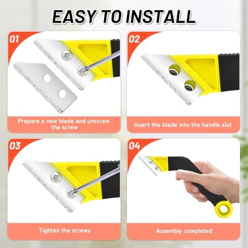 18pcs Grout Removal Tool with Upgraded Handle Removal Tool with Cleaning Brush Effortless Tile Grout Cleaner for Bathroom, Shower, Floor Repair - Image 5