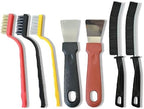 7 Pcs Multi-Purpose Crevice Cleaning Brush Tool for Stubborn Kitchen Grease Stains, Bathroom Crevices, Window Gutters, Tiles and Faucets by CLJAQZW