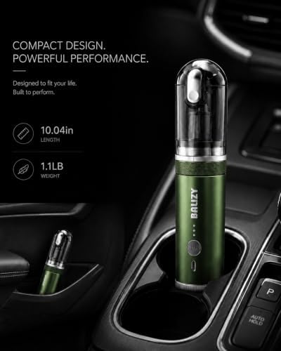 Handheld Vacuum，4-in-1 Cordless Car Vacuum Cleaner&Air Blower,Green - Image 7