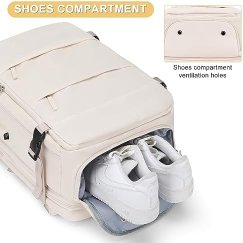 Expandable Travel Backpack For Women Men Airline Approved Personal Item Backpack For Airlines Carry On Backpack Flight Approved Waterproof Backpack For Traveling On Airplane Weekender Travel Bag - Image 5