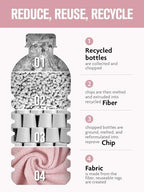 Fantasticlean Microfiber Cleaning Cloth Rolls-150 Sheets,12"x12"(Pink,Grey) - Image 3