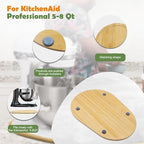 Bamboo Mixer Slider for Kitchen Aid 5-8 Qt Bowl Lift Stand Mixer - Image 4