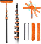 4.7-30FT Carbon Fiber Telescopic Squeegee for Window Cleaning Kit by Msnaile