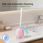 UV Toothbrush Sanitizer Holder, USB Rechargeable Travel Cleaner Cover for Manual & Electric Toothbrushes, Portable Storage Container for Home or Trip, Pink - Image 6