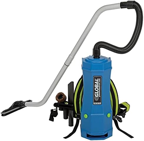 Global Industrial Commercial HEPA Backpack Vacuum with 8-Piece Tool Kit - Image 5