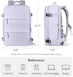 coofay Travel Backpack Carry on Flight Approved Mochila De Viaje Personal Item Travel Bag Large Backpack for Travel Backpacks for Men Women Carry on Backpack for Airplanes 18x14x8 Inches Travel Bag - Image 3