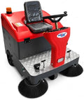Liberty LS-WS1400 Industrial Floor Sweeper – Ride-On Electric Floor Sweeper with Ride On Vacuum Cleaner System & Superior Dust Filtration – 120L Capacity Commercial Floors Cleaner – Red by LibertyScales