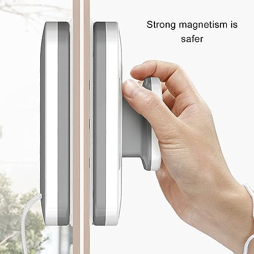 Magnetic Window Cleaner Strong High Safety Large Handle Double Sided for 3-10mm Glasses Gray 1pc Practical Tool for Home and Greenhouse Glass - Image 4