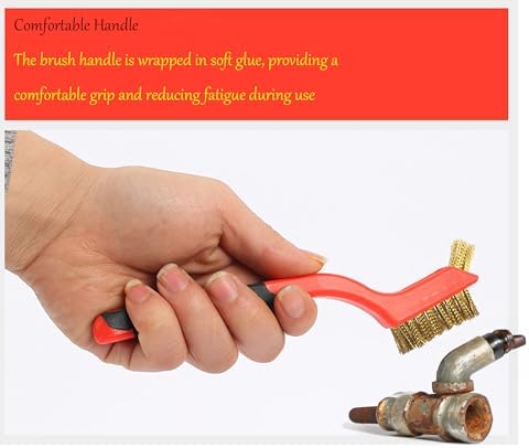 3Pcs Small Brass Wire Cleaning Brushes Set for Rust Removal in Holes - Image 3