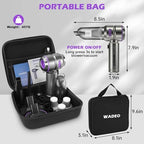WADEO Handheld Vacuum Cordless, 4-in-1 21000PA Brushless Car Vacuum & 210000RPM Air Duster 6000mAh Battery Air Blower Wireless Handheld Vacuum for Car, Office and Home Cleaning - Image 4