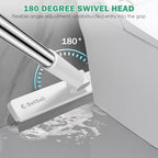 SetSail Floor Scrub Brush and Grout Brush with 51-in Long Handle,Grey White - Image 6