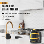 McCulloch MC1230 Handheld Steam Cleaner, 11 Accessories, 10 Min Runtime - Image 2