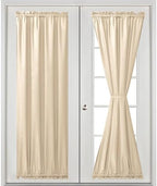 Hiasan French Door Curtains Privacy, Beige, 24W x 72L, 1 Panel - Image 2