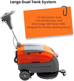 SUNMAX 17" Walk-Behind Commercial Floor Scrubber, Lithium Battery - Image 3