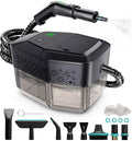 Steam Cleaner, 3-Level Adjustable Handle, 15s Heat-Up, Steamer for Cleaning With 1.8L Large Tank, Dry Burn Protection, Handheld Steam Cleaner for Home, Bathrooms, Tile,Grout,Car with 12pcs Accessories by Unknown