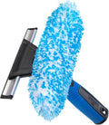 Unger Professional Connect and Clean 2-in-1 Squeegee and Scrubber, 6” Window Cleaning Tool, Commercial & Residential Use, Washer Cleaner Supplies to Remove Excess Water & Dry (Pack of 6) by Unger