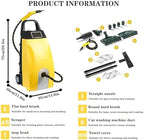 Commercial Steam Cleaner 3000W Heavy Duty - 3.5L Tank, 230°F High Temp Steam for Restaurant Kitchen, Lightweight Steamer with Safety Lock, Used for car & kitchen cleaning (Yellow Standard) - Image 2