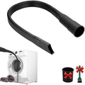 EZ SPARES Flexible Crevice Cleaning Tool 25inch Replacement,Vacuum Hoses Accepting 1-1/4",1-3/8" Attachment for Home Car Detailing Removable Brush Head Univeral,Deep Reach Precision Cleaning by EZSPARES