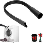 EZ SPARES Flexible Crevice Cleaning Tool 25inch Replacement,Vacuum Hoses Accepting 1-1/4",1-3/8" Attachment for Home Car Detailing Removable Brush Head Univeral,Deep Reach Precision Cleaning by EZSPARES