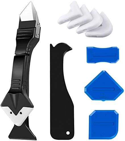 King&Charles Silicone Caulking Tool Kit, 3in1 Caulk&Grout Remover Tool by King%26Charles