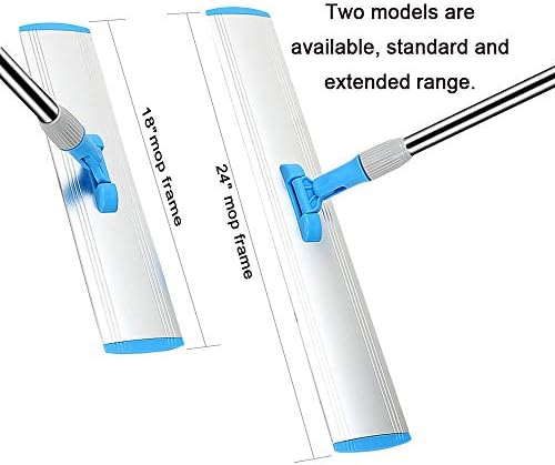 24 in Microfiber Wet & Dry Mops Heavy Duty Commercial Flat Floor Mop - Image 2
