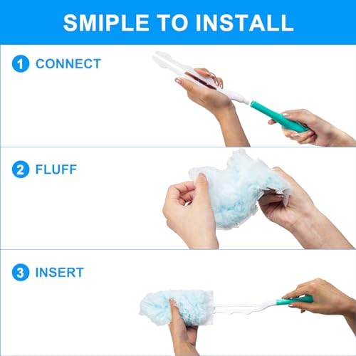 KeFanta 360° Heavy Duty Duster Refills for Swiffer Duster, 30 Count - Image 5