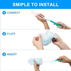 KeFanta 360° Heavy Duty Duster Refills for Swiffer Duster, 30 Count - Image 5