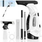 Window Vacuum Squeegee with Extendable Pole 31-40", Electric Cleaner Tool by ZRHI