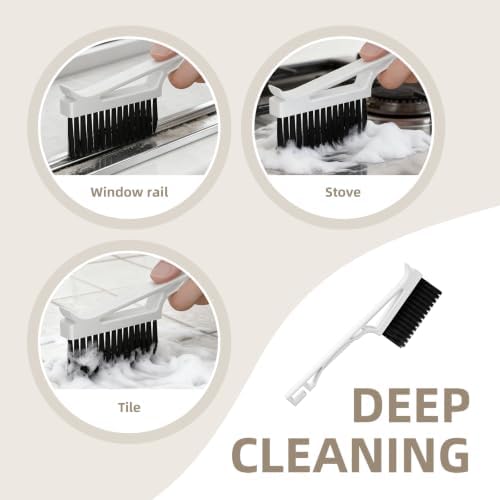 CLEANGOR Grout Cleaner Brush V Shape, Stiff Grout Cleaning Brushes for Tile - Image 5