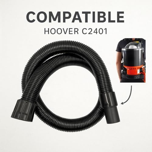 Replacement Hose Compatible with Hoover C2401 Back Pack Vacuum - 58Inches / 147cm for Bagged Vacuum Cleaner Heavy Duty Vacuum - Backpack Vacuum Cleaner – Part Number 2KE2105000 - Image 2