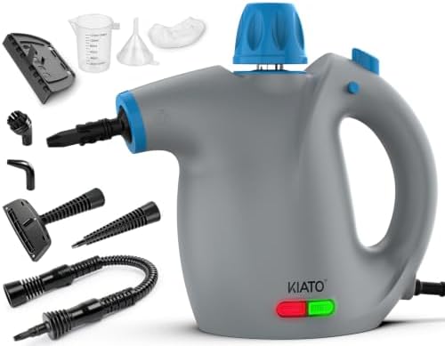 KIATO Handheld Steam Cleaner Pressurized for Home Cleaning, Grey, SC23 by Kiato