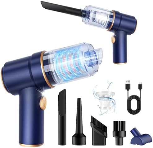 KMM Handheld Car Vacuum Cleaner, Hand Held Vacuum Cleaner and Air Duster by KMM