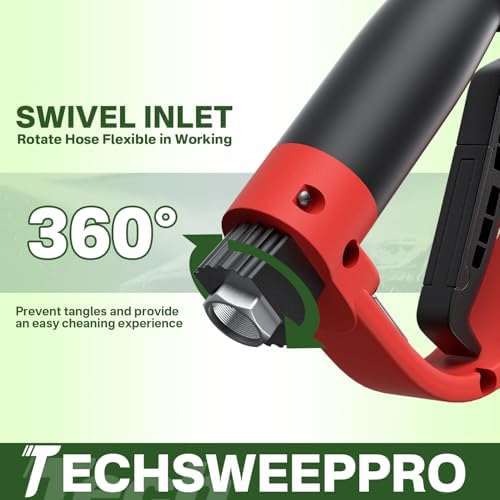 3/8’’ Pressure Washer Hose and Gun, Power Washer Hose 50FT - Image 5