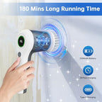 PUFTEM Electric Spin Scrubber, Cordless Shower Scrubber, Gray - Image 2