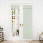 NICETOWN Privacy French Door Curtains, W26 x L80 inch, 1 Panel, Sage Green by NICETOWN