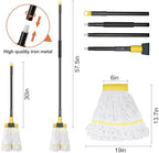 KeFanta Commercial Mop Heavy Duty Industrial Mop,60" String Wet Cotton Mops - Image 5