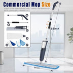 Spray Mops for Floor Cleaning, Commercial Dust Mops, Blue, 1-Pack - Image 5