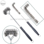 SUNRISE Fryer Brush with Long Handle (Stainless Steel with Plastic Handle, L and Double Brush) - Image 5