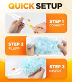 REKOPI 30 Count One-Sided Duster Refills Compatible with Swiffer Duster - Image 5