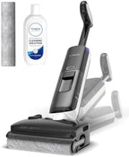 Tineco Floor ONE S6 Master Wet Dry Vacuum Cleaner, 20kPa Suction Vacuum Mop with Dual-Edge Cleaning, 45 Min Runtime (Quite Mode), 185°F Flashdry, 4inch Ultra-Slim by Tineco