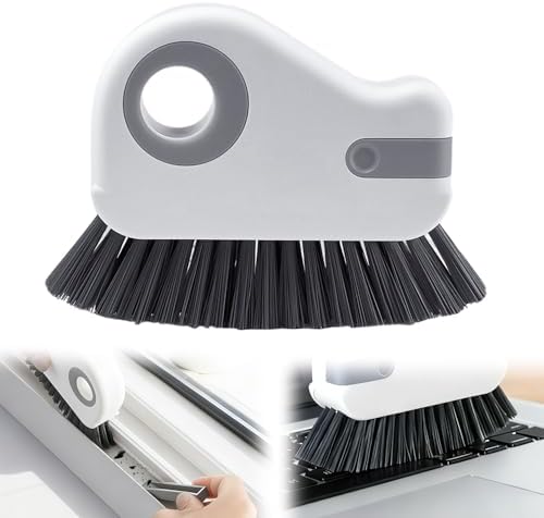 Window Track Cleaner, Groove Cleaning Tool,2 in 1 Crevice Clean Brush by Elxdzu
