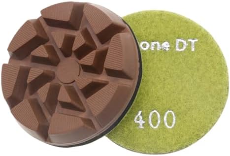 Diamond Polishing Pucks for Floor Grinding Machine, 3 Inch Resin Bond Discs for Concrete, Terrazzo, Marble, Granite, 400#, 9PCS - Image 2