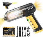 Handheld Car Vacuum Cleaner 3 in 1 High Power|15000PA Brushless Motor|Super Suction Portable Vacuum with Super Endurance for Car and Home, Black Yellow, SW101YELLOW by NEWHOUSEHOLDTOOLECOLOGY