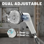 Electric Spin Scrubber- Ditch the Scrubbing! Long Handle Shower Scrubber with 9 Replaceable Heads - 2 Speed Cordless Brush Ensures Long Battery Life, Modern Design! (White) - Image 6
