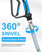 25FT Pressure Washer Hose 3/8" Swivel Quick Connector - Image 5