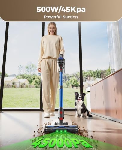 Cordless Vacuum Cleaner, 500W 45KPA Stick Vacuum Cleaners for Home - Image 2