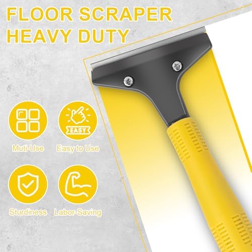 KeFanta Scraper Tool, 4" Wide Heavy Duty Floor Scraper, 45.7" Long Handle - Image 3