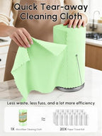 Microfiber Cleaning Cloths Roll 75 Pack 12x12 Inch Lint Free - Image 2